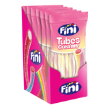 Tubes Creamy Yogur Fresa y Plátano 12 bolsas de 80g - Fini Golosinas