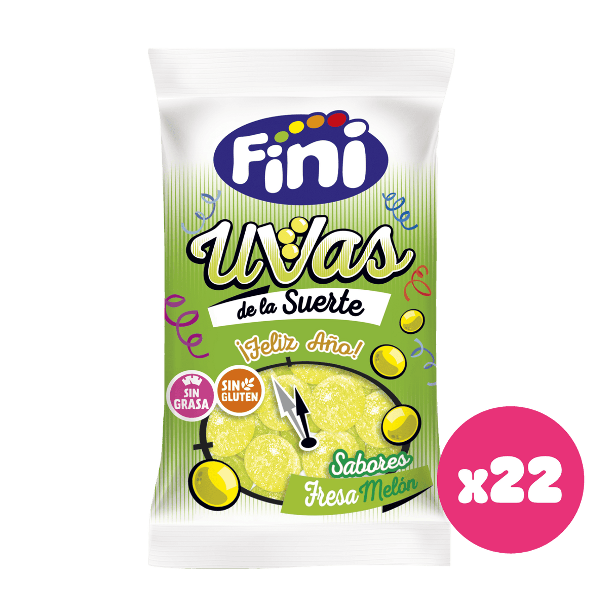 Uvas de la Suerte 22 bolsas - Fini Golosinas